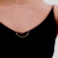 Entwine Initial Necklace (Gold)