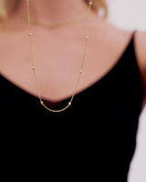 Entwine Initial Necklace (Gold)