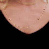 Entwine Heart Necklace (Gold)