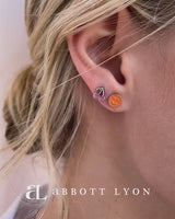 Enamel Stud Earring Pack (Silver)