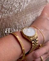 Mini Gold Pearl Link Belgravia 30 Watch