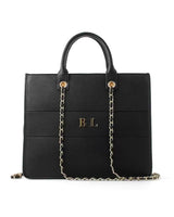 Black/Gold Icon City Tote Bag