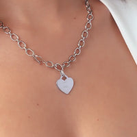 Heart Token Pendant (Silver)