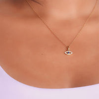 Evil Eye Necklace (Gold)