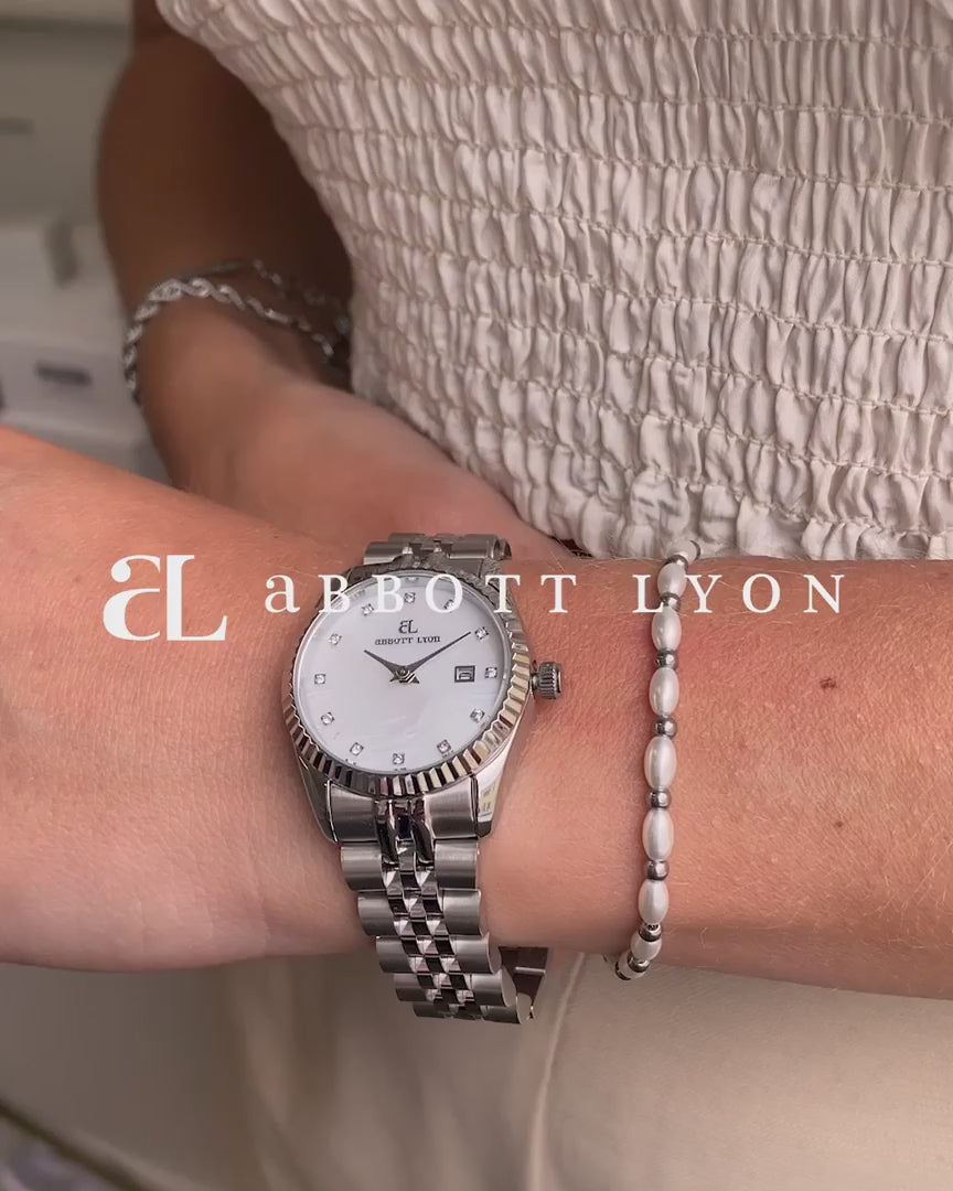 Abbott lyon deals silver watch