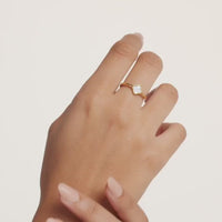 Clover & Nail Ring Bundle (Gold)