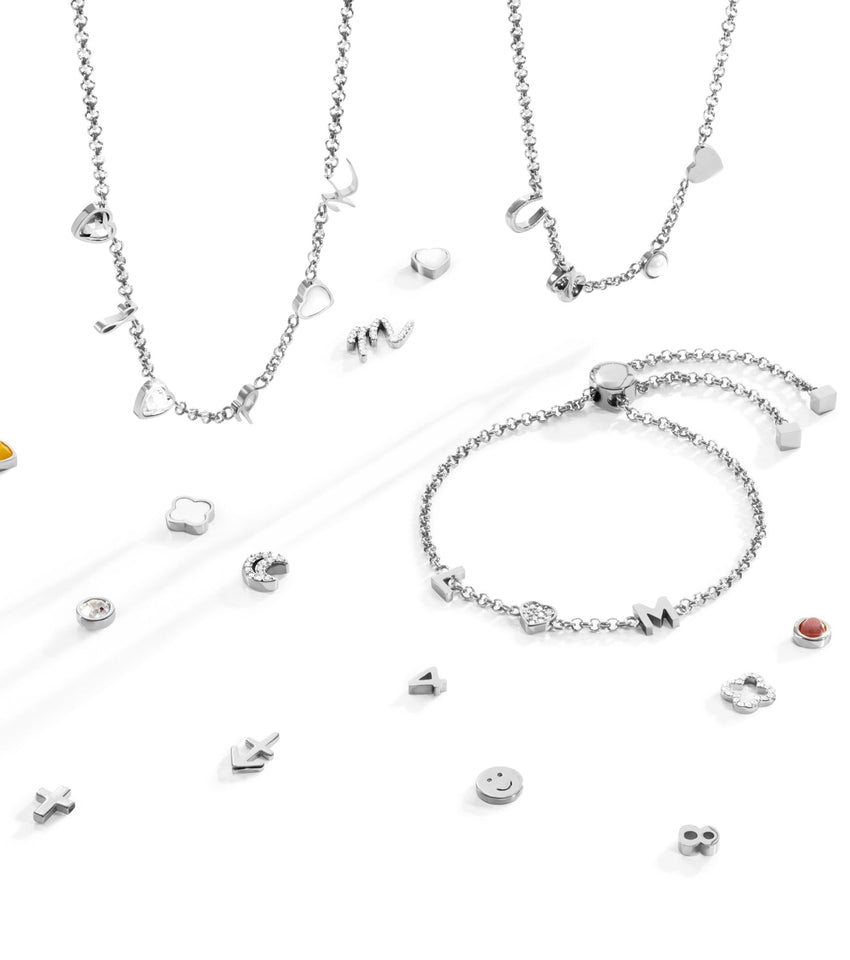 Fixed Charm Necklace (Silver)