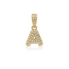 Bubble Initial Pendant (Gold)