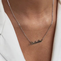 Carrie Name Necklace (Silver)