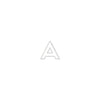 Enamel White Initial Charm (Silver)