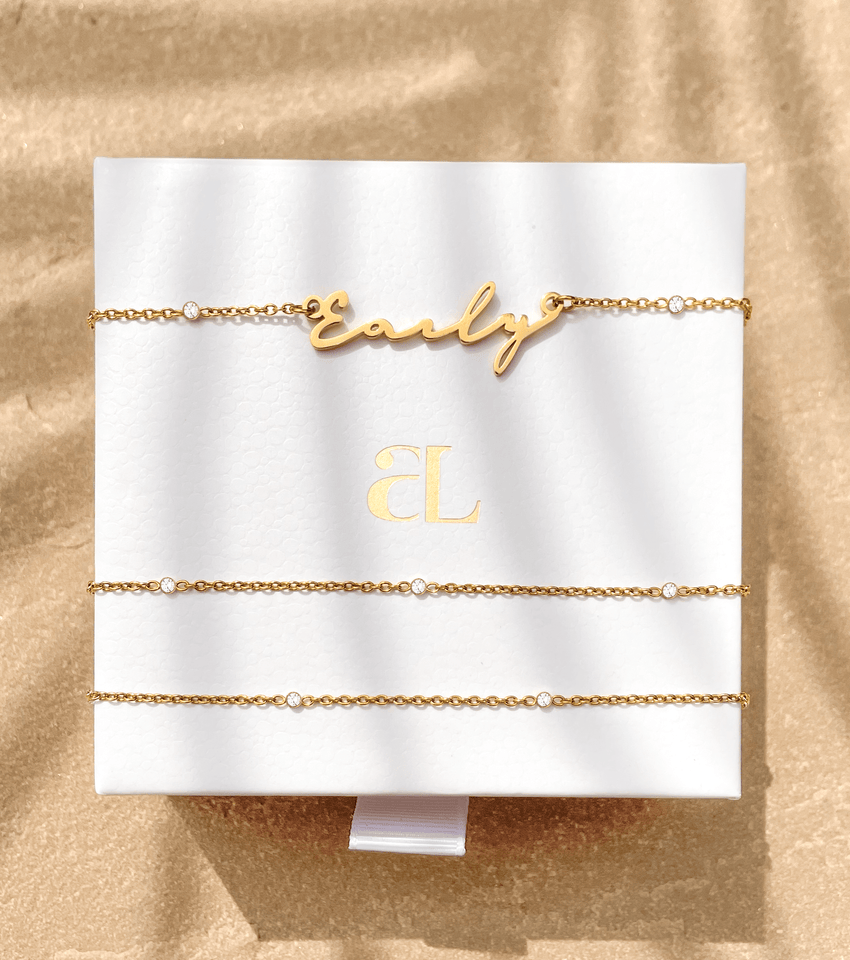 Crystal Custom Body Chain (Gold)