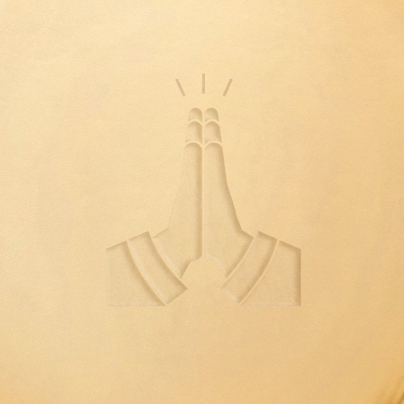 Stamped - Praying Hands Icon
