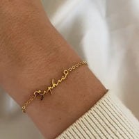 Mini Signature Name Bracelet (Gold)