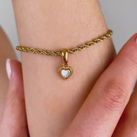 Small Rope Chain Bracelet (Gold)