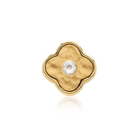 Molten Clover Charms (Gold) - Birthstones