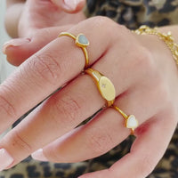 Oval Signet Ring (Gold)