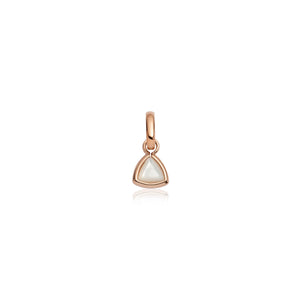 Droplet Birthstone Pendant (Rose Gold)