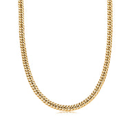Curb Chain Necklace 18 in (Gold)