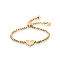 Personalize Heart Bracelet (Gold)