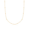 Sphere Chain Necklace 16 in (Gold)