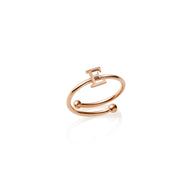 Letter Ring (Rose Gold)