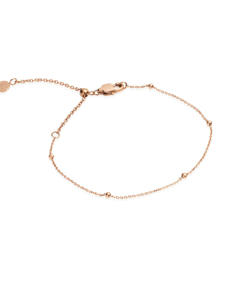 Sphere Chain Bracelet (Rose Gold)