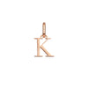 Letter Pendant (Rose Gold)