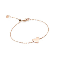 Little Luxe Heart Bracelet (Rose Gold)