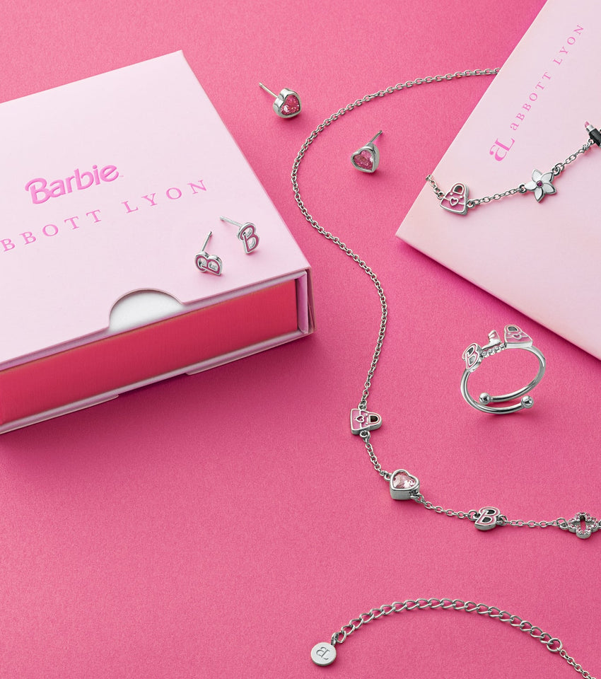Barbie Fixed Charm Ring (Silver)