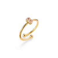 Barbie Fixed Charm Ring (Gold)