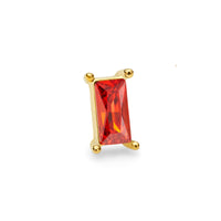 Advent Baguette Birthstone Pendant - Gold