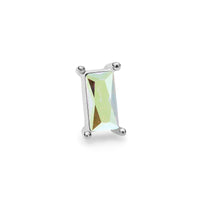 Advent Birthstone Baguette Ring - Silver