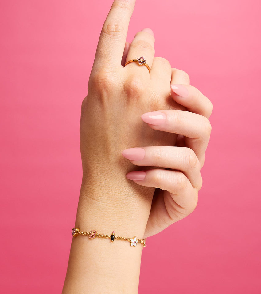 Barbie Fixed Charm Bracelet (Gold)