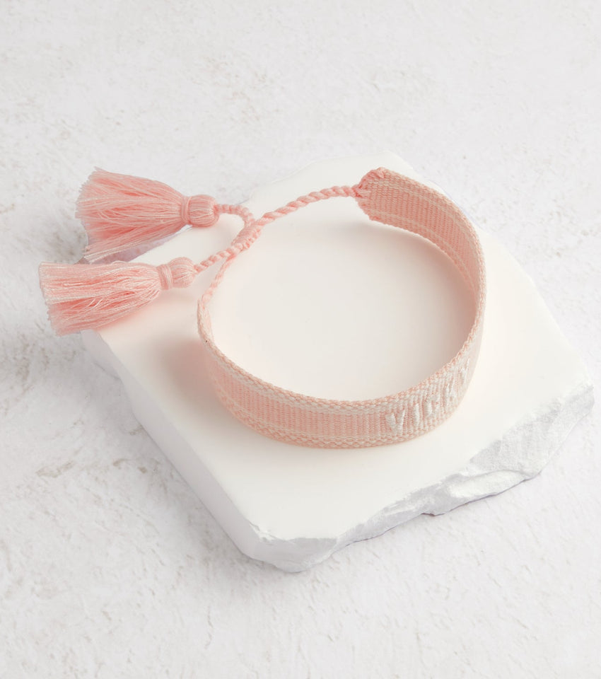 Embroidered Name Bracelet