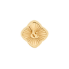 Rosette Textured Clover Charms (Gold) - &