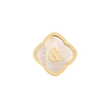 Rosette Pearl Clover Charms (Gold) - &