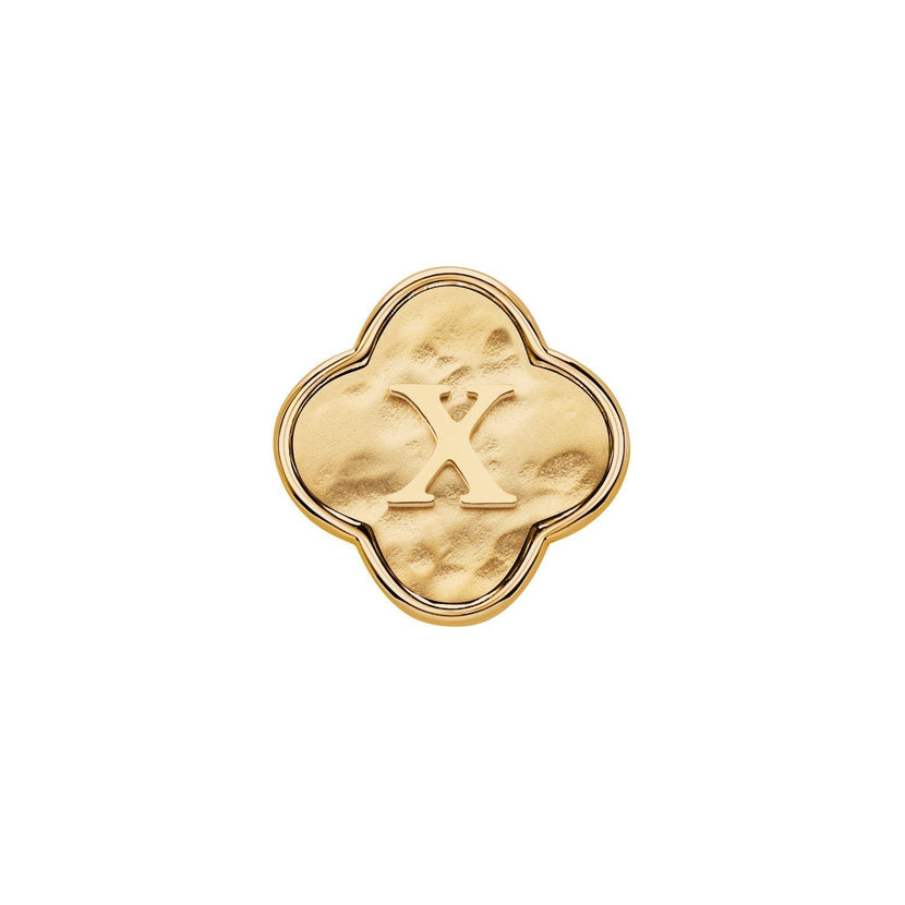 Molten Clover Charms (Gold) - Initials
