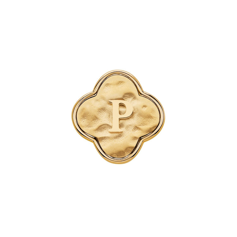 Molten Clover Charms (Gold) - Initials