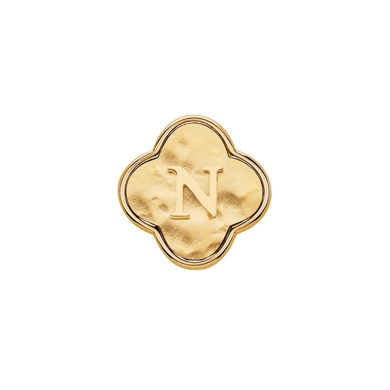 Molten Clover Charms (Gold) - Initials