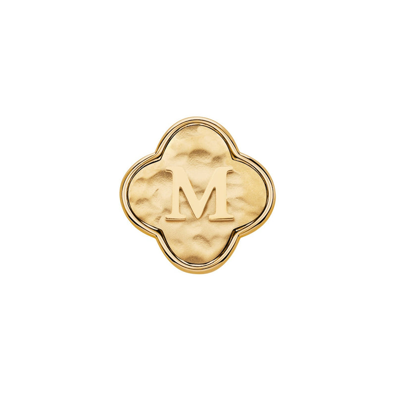 Molten Clover Charms (Gold) - Initials