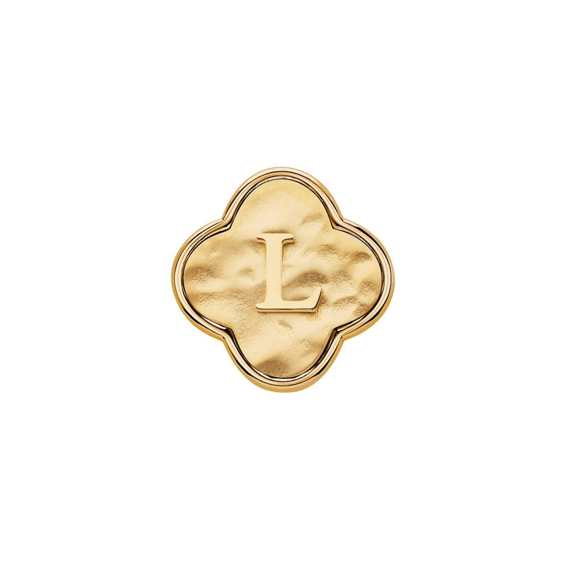 Molten Clover Charms (Gold) - Initials