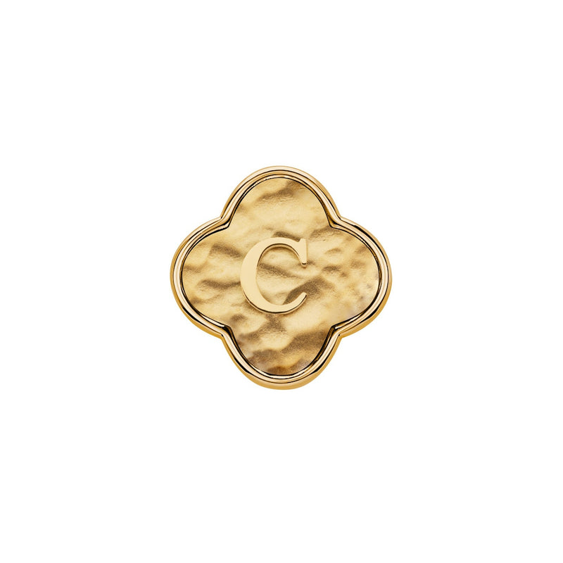Molten Clover Charms (Gold) - Initials