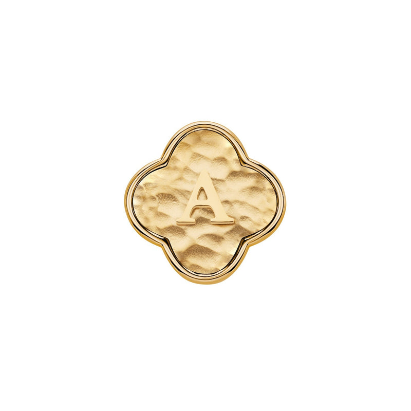 Molten Clover Charms (Gold) - Initials