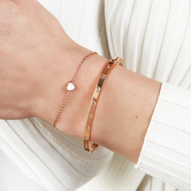 Crystal Heart Set (Rose Gold)