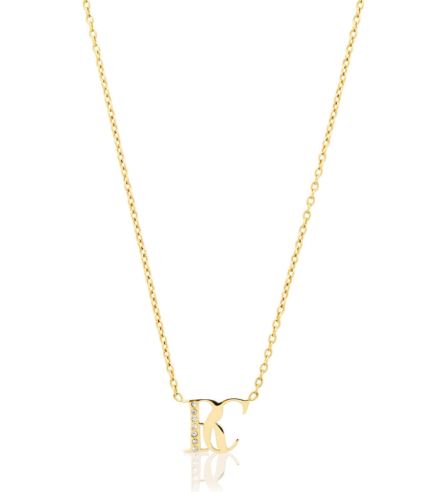 Custom Letter Bracelet Stainless Steel Chain Initial Name Zircon Bracelets  for Women Gold Jewelry