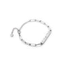 Custom Stamped Bar Bracelet (Silver)