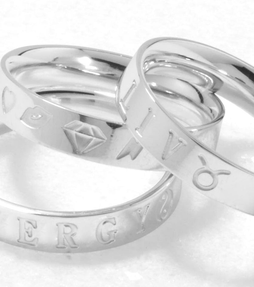 Custom Stamped Ring (Silver)