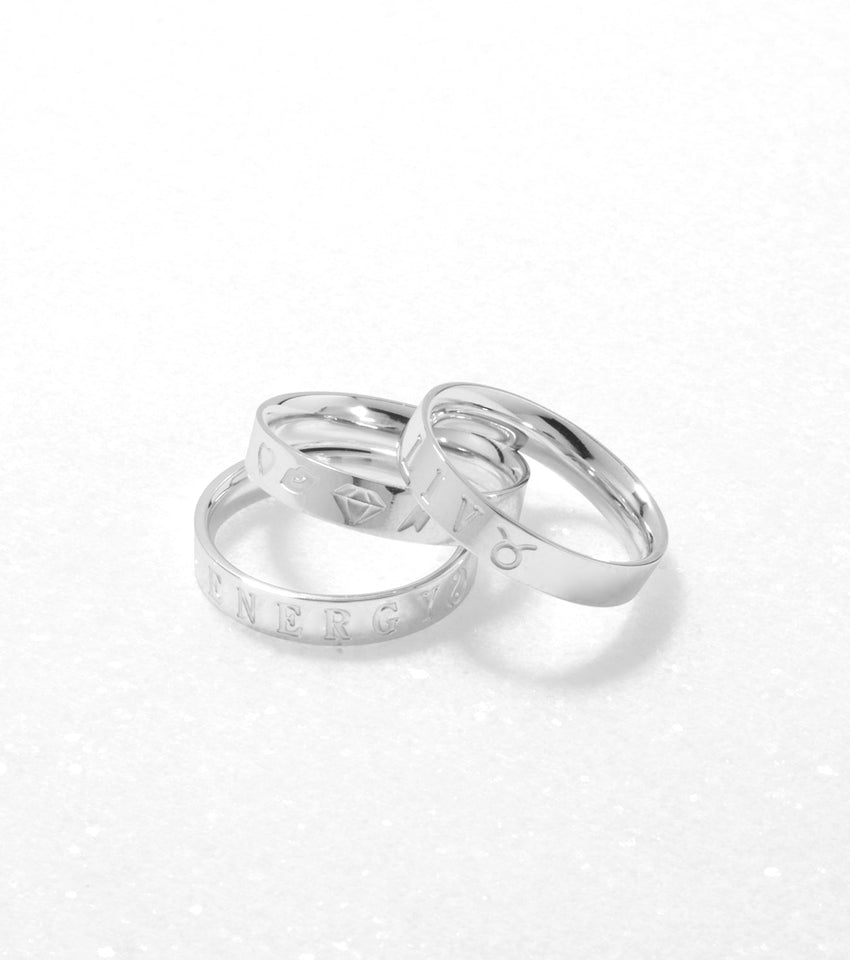 Marilyn: Geometric, Art Deco-Inspired Wedding Ring | Ken & Dana