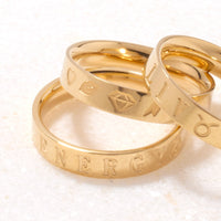 Custom Stamped Ring (Gold)