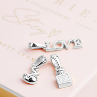 Stories Perfume Bottle Charm (Silver)